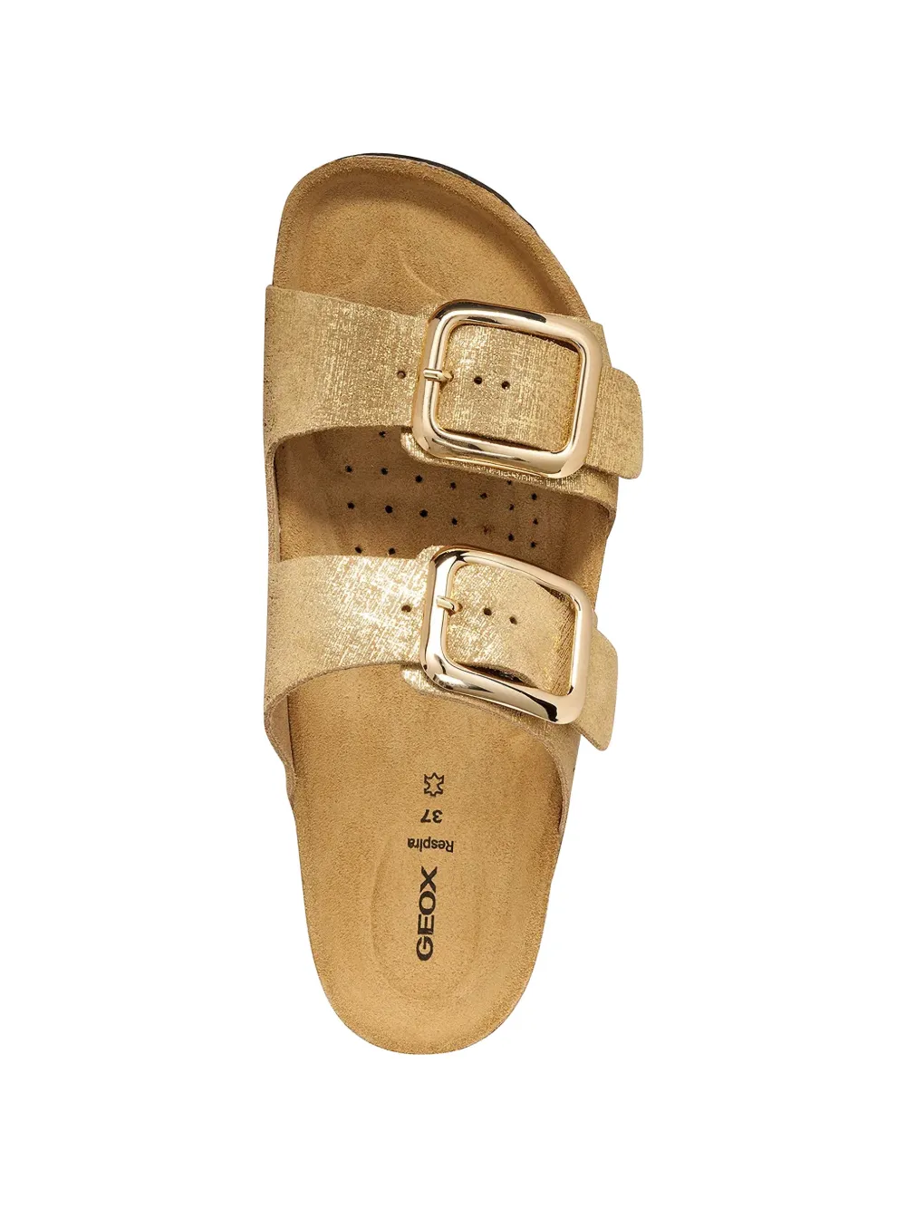 Geox buckle-fastening sandals Goud