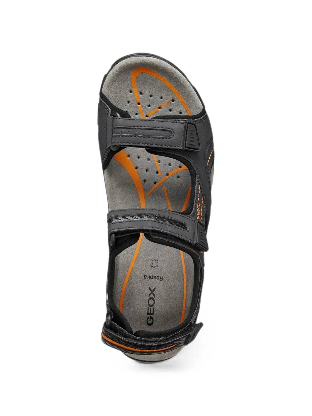 Geox touch-strap sandals Zwart