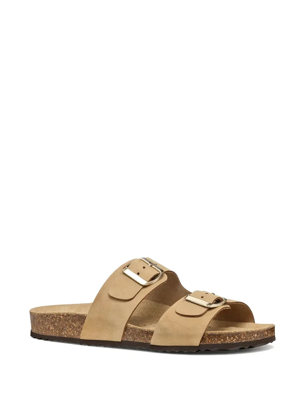 Geox buckle-fastening slides Beige