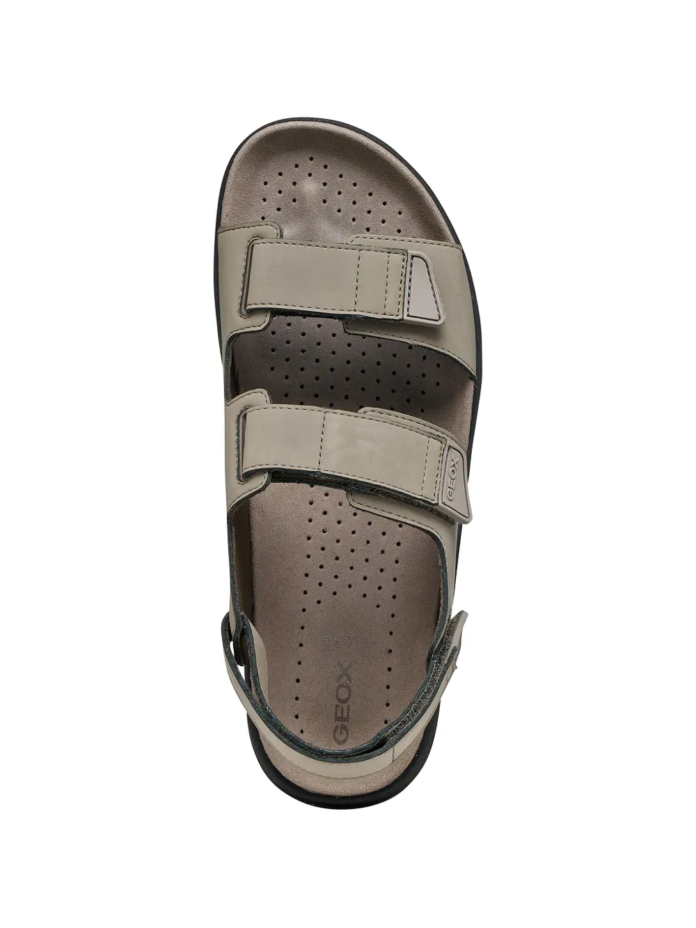 Geox Flextride S touch-strap sandals Grijs
