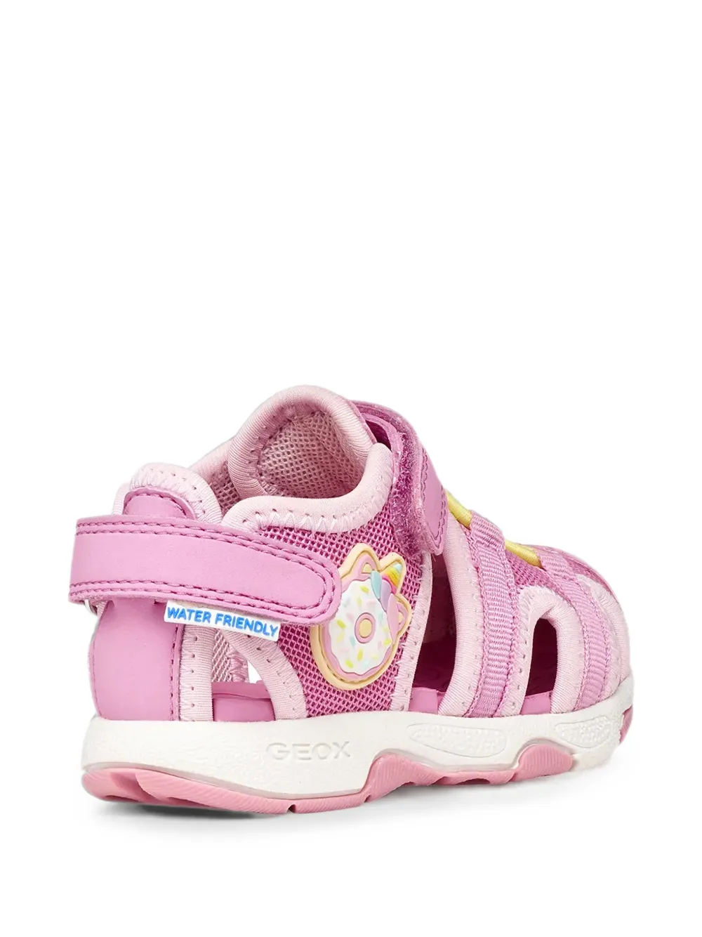 Geox Kids Multy touch-strap mesh sandals Roze