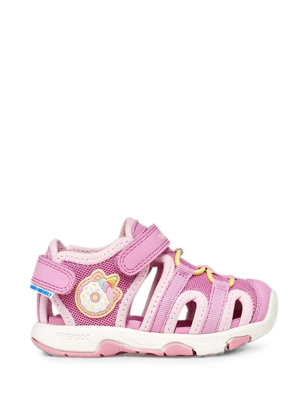 Geox Kids Multy touch-strap mesh sandals Roze
