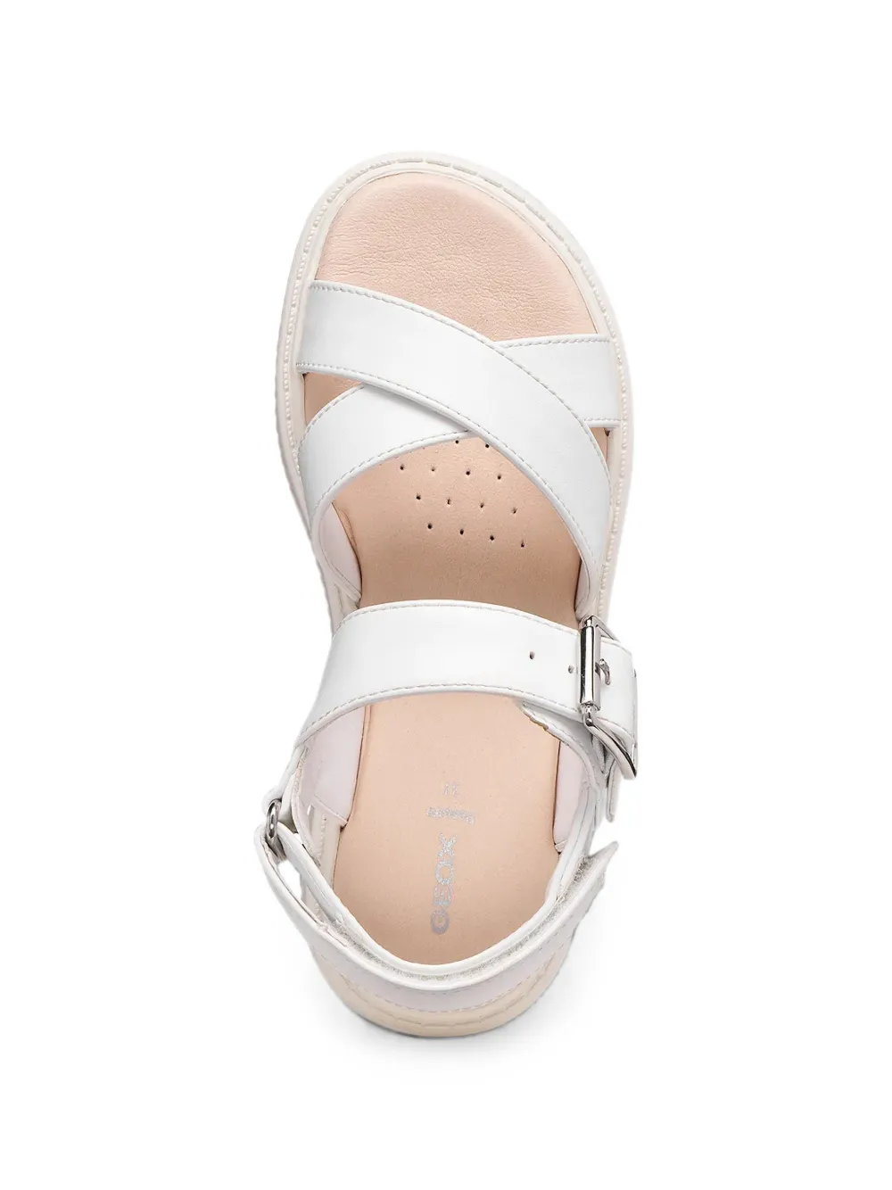 Geox Kids Kodette cross-strap buckle-fastening sandals Wit