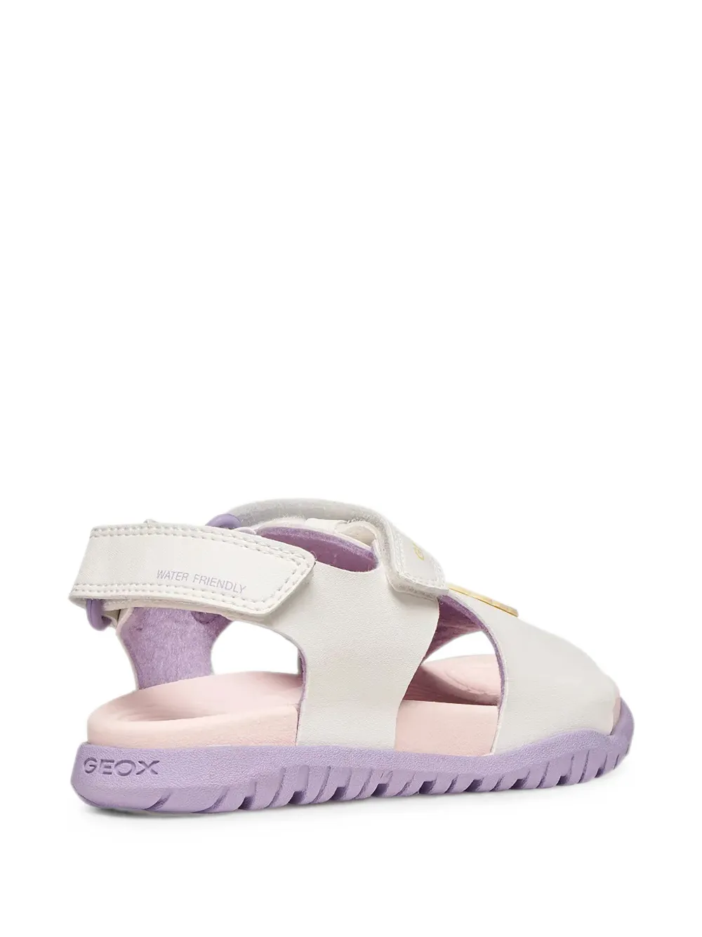 Geox Kids Fusbetto patch-detail touch-strap sandals Wit