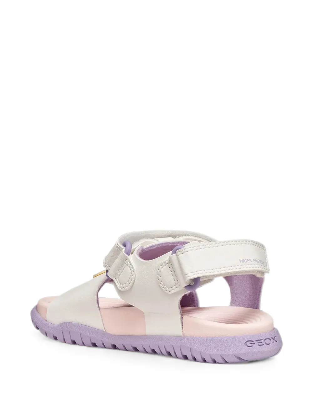 Geox Kids Fusbetto patch-detail touch-strap sandals Wit
