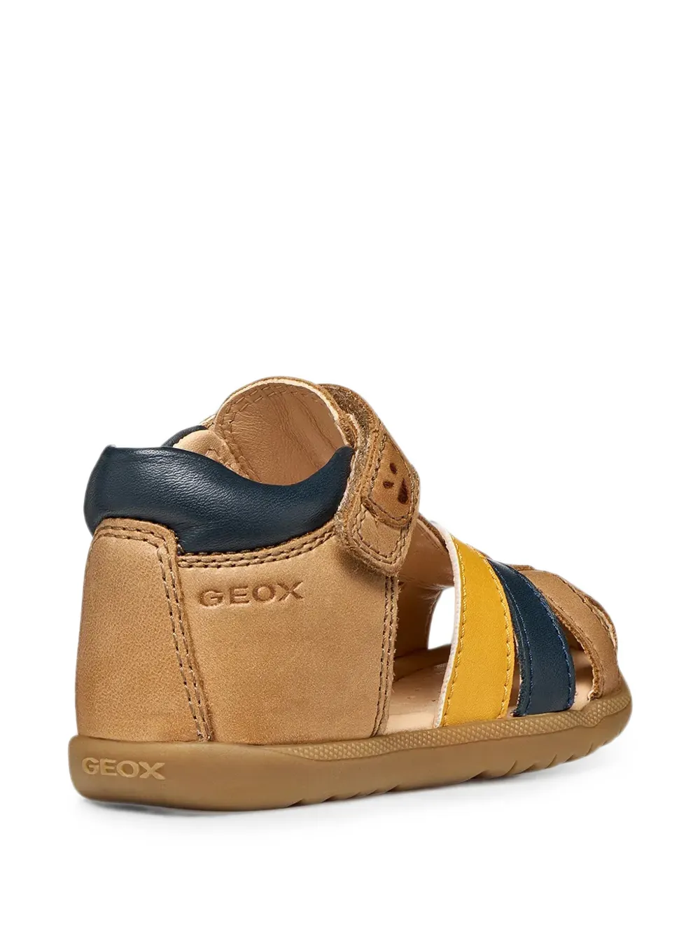 Geox Kids Macchia touch-strap closed-toe sandals Beige