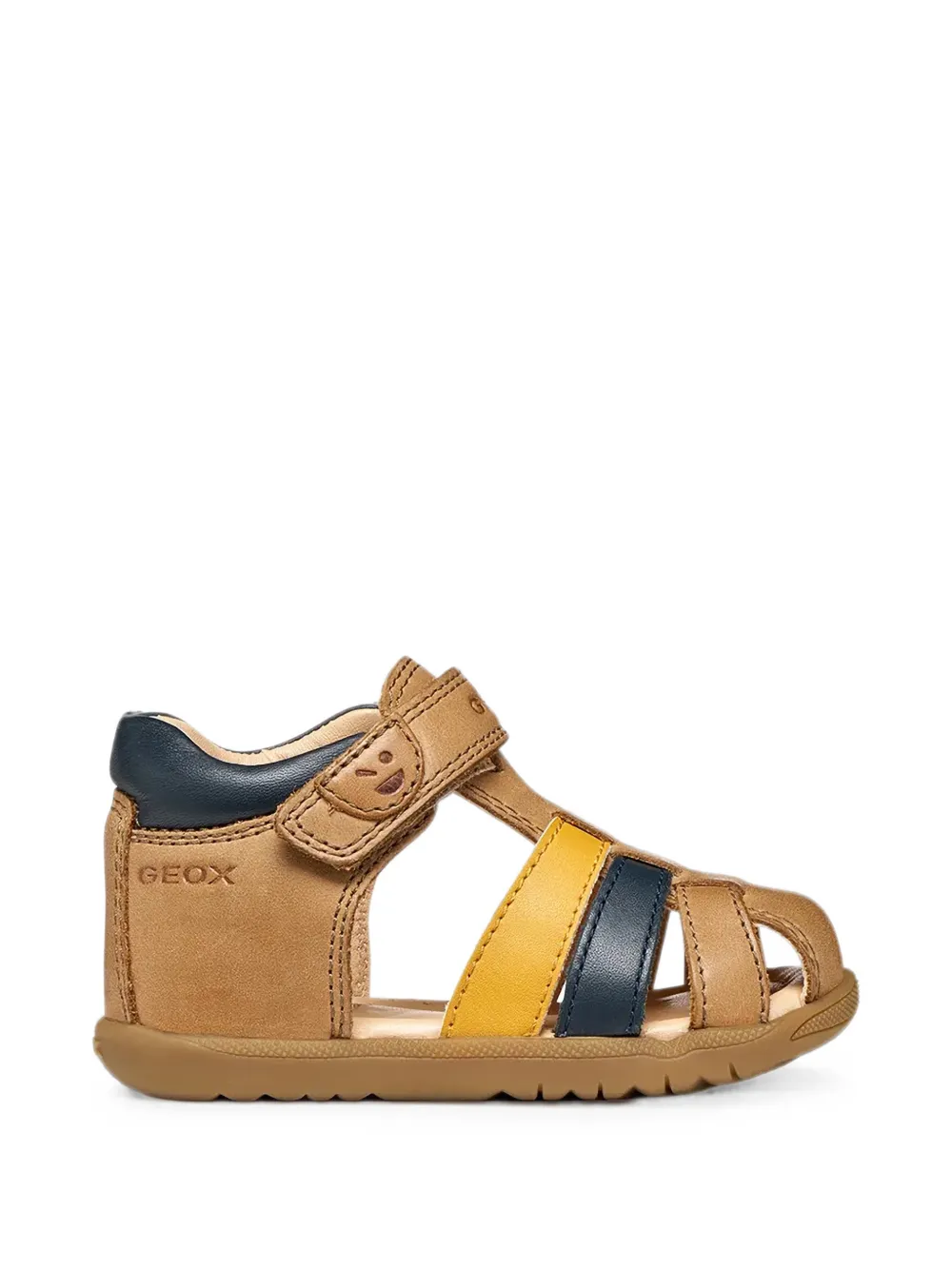 Geox Kids Macchia touch-strap closed-toe sandals Beige