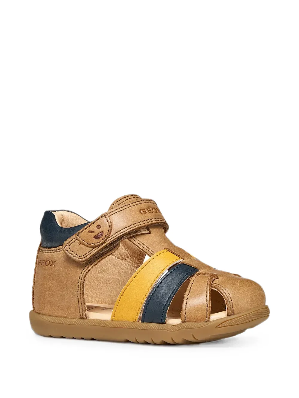 Geox Kids Macchia touch-strap closed-toe sandals Beige
