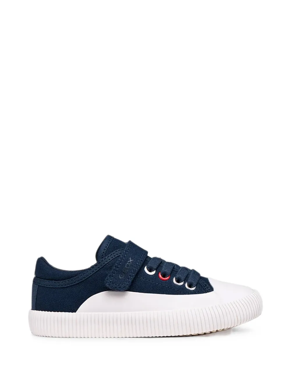 Geox Kids Tippeste sneakers met klittenband Blauw