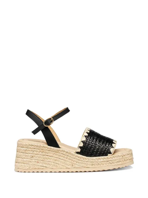 Geox Alemeria woven-design buckled-strap espadrilles