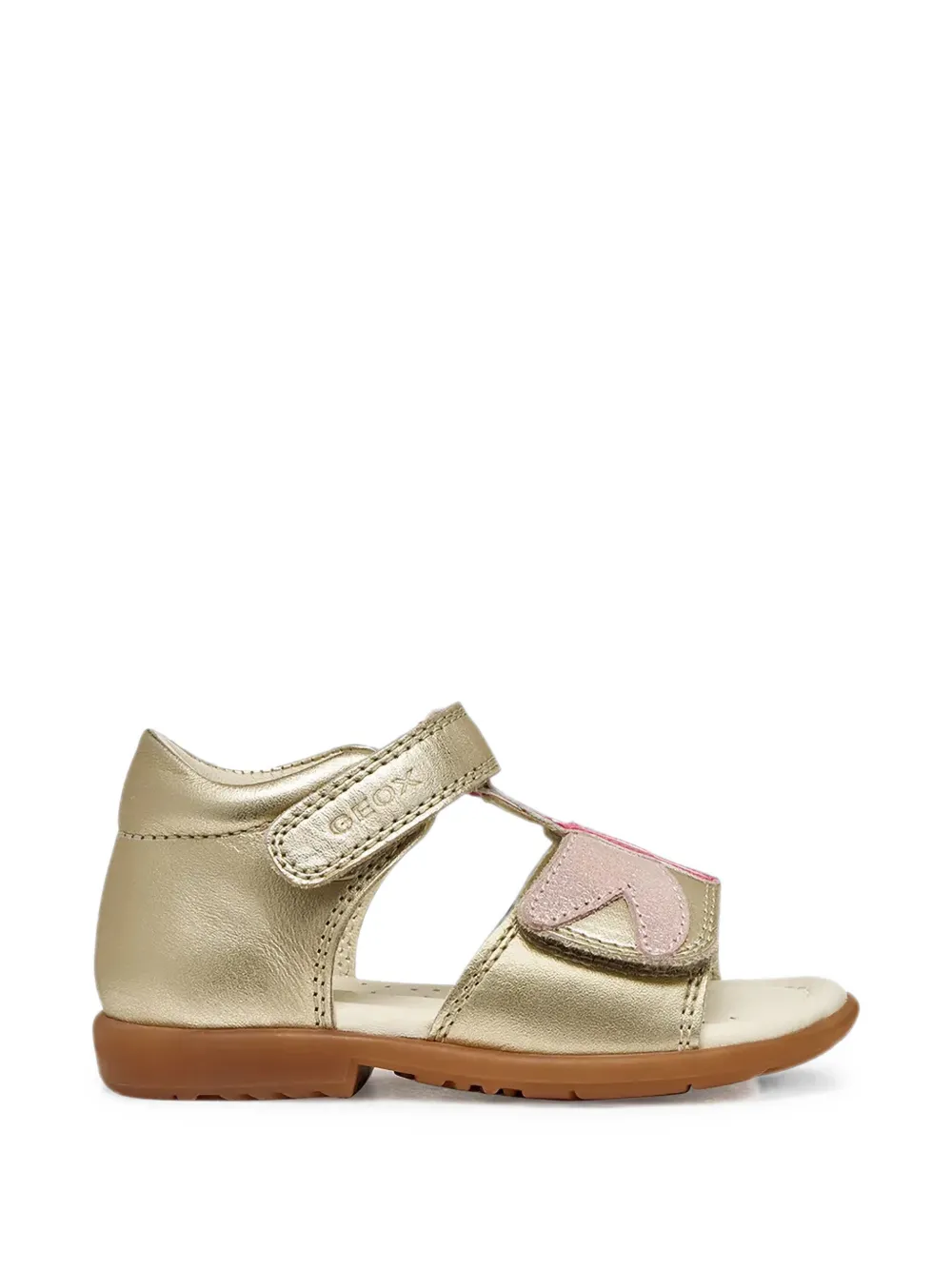 Geox Kids Verred sandalen met klittenband Goud