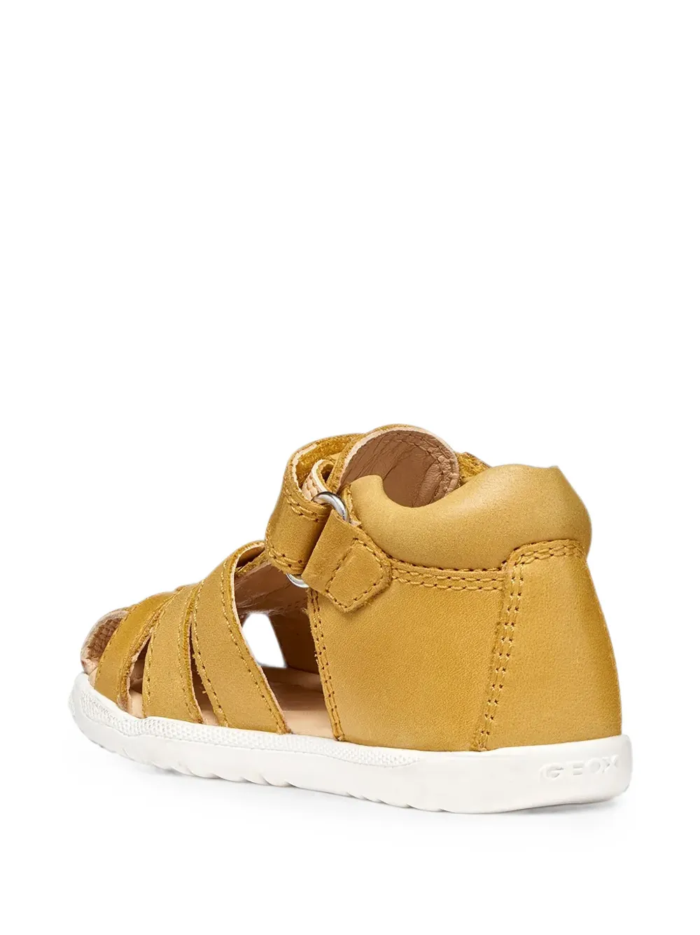 Geox Kids Macchia touch-strap cage-style sandals Geel
