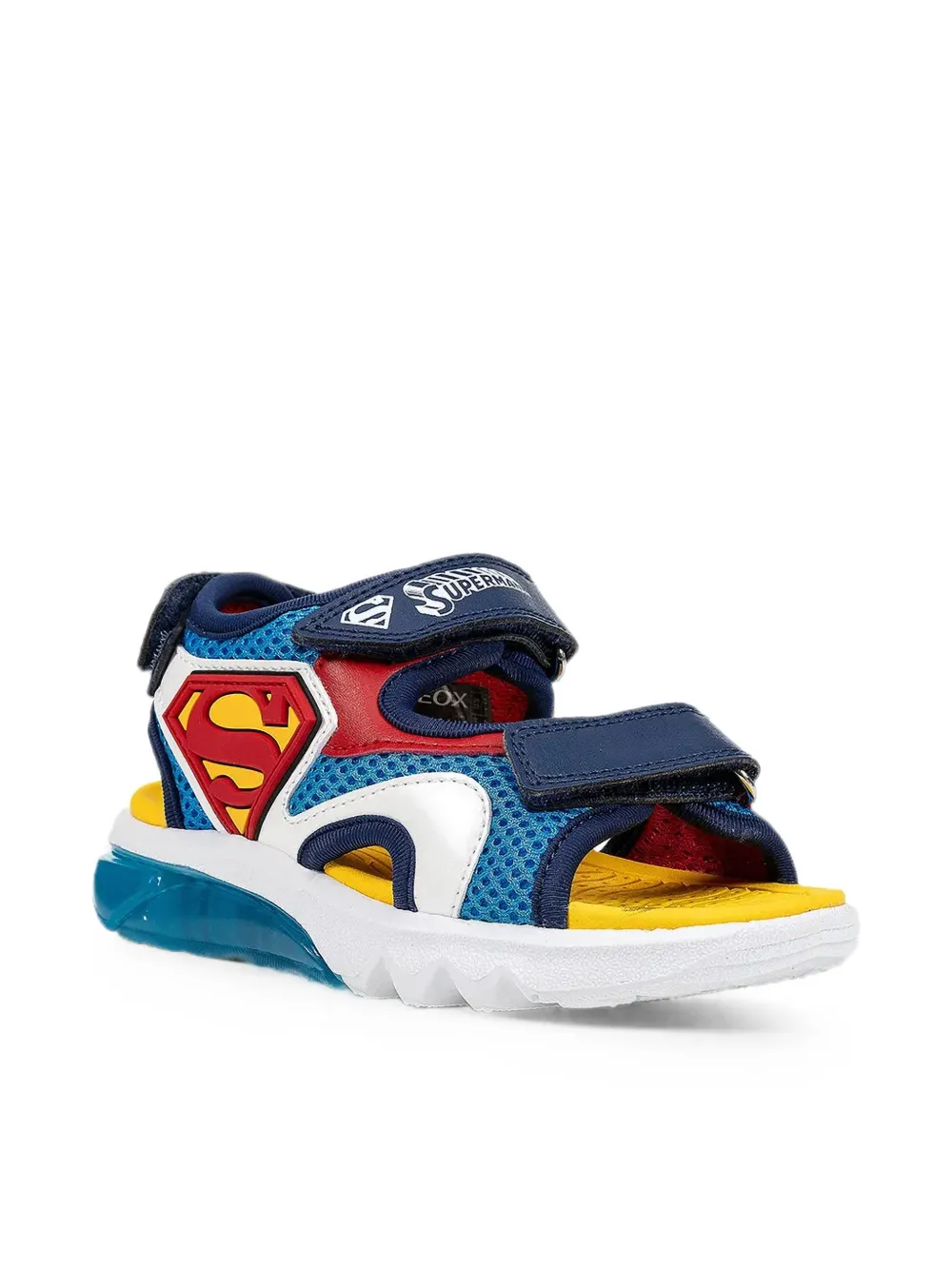 Geox Kids x Super Cyberdron touch-strap sandals Blauw