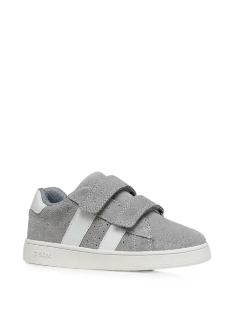 Geox Kids Eclyper touch-strap suede sneakers