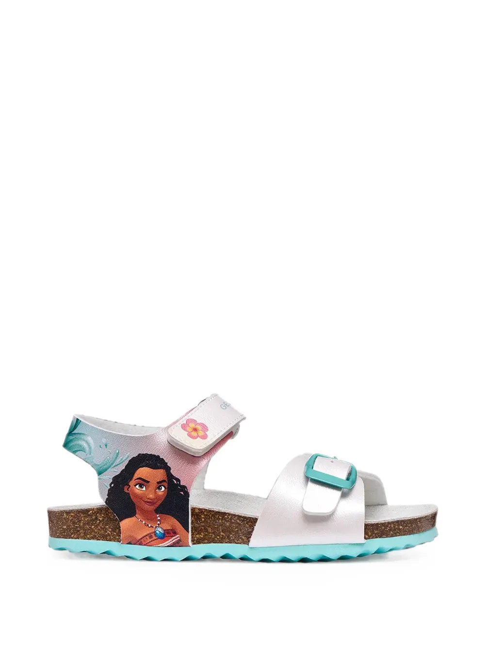 Geox Kids x Disney Moana buckle-fastening sandals Wit