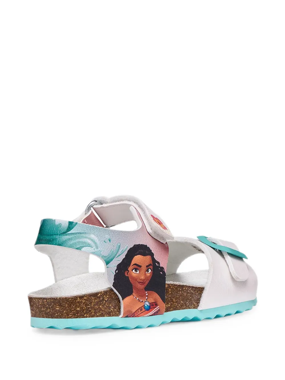 Geox Kids x Disney Moana buckle-fastening sandals Wit