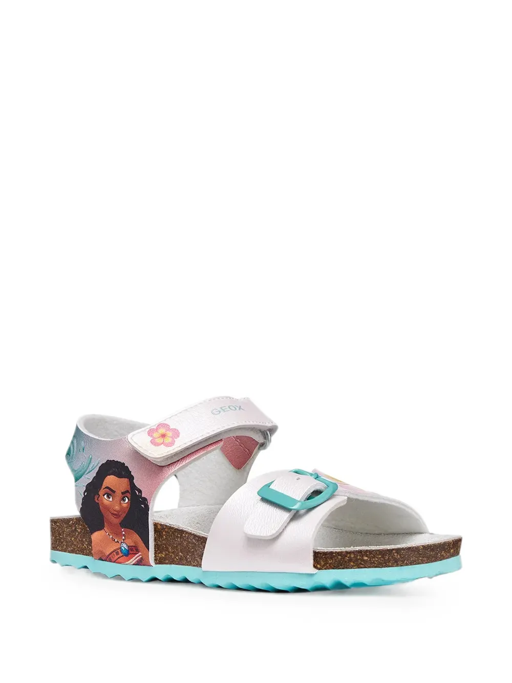 Geox Kids x Disney Moana buckle-fastening sandals Wit