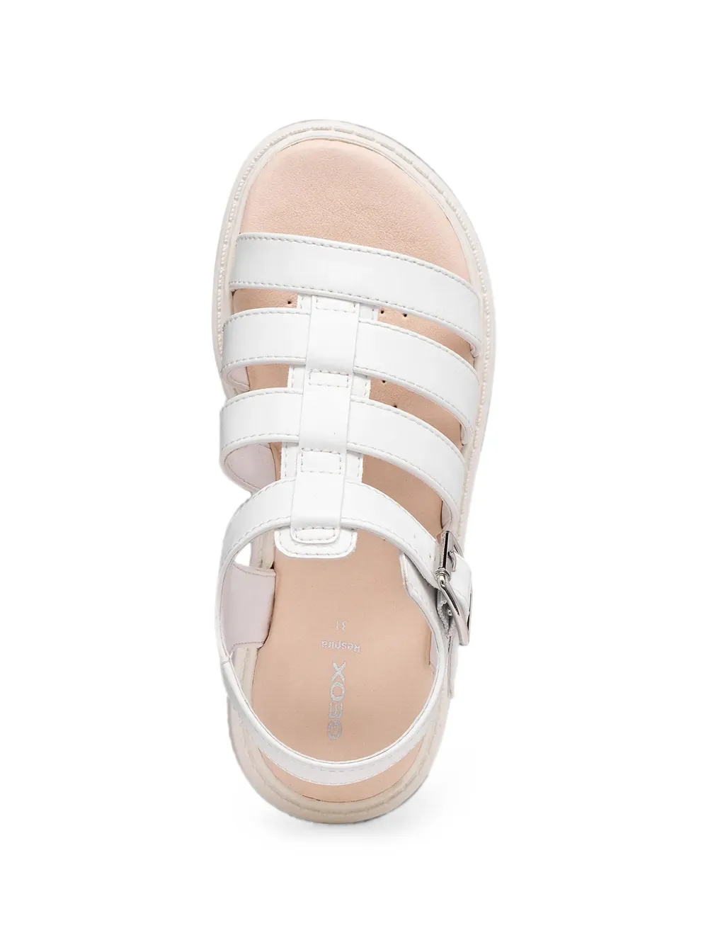Geox Kids Kodette buckle-fastening sandals Wit