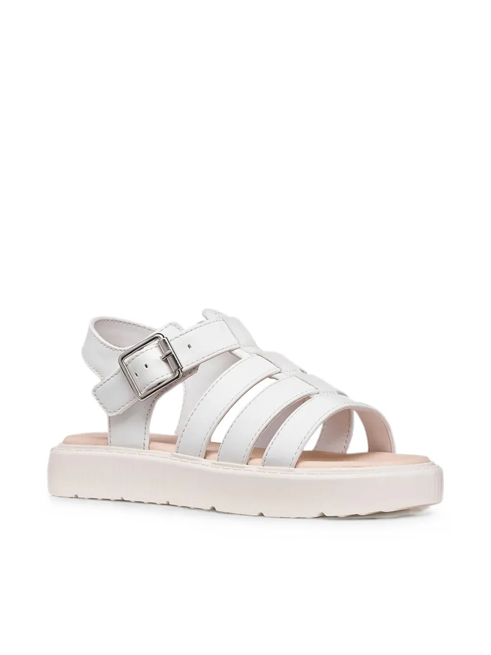 Geox Kids Kodette buckle-fastening sandals Wit
