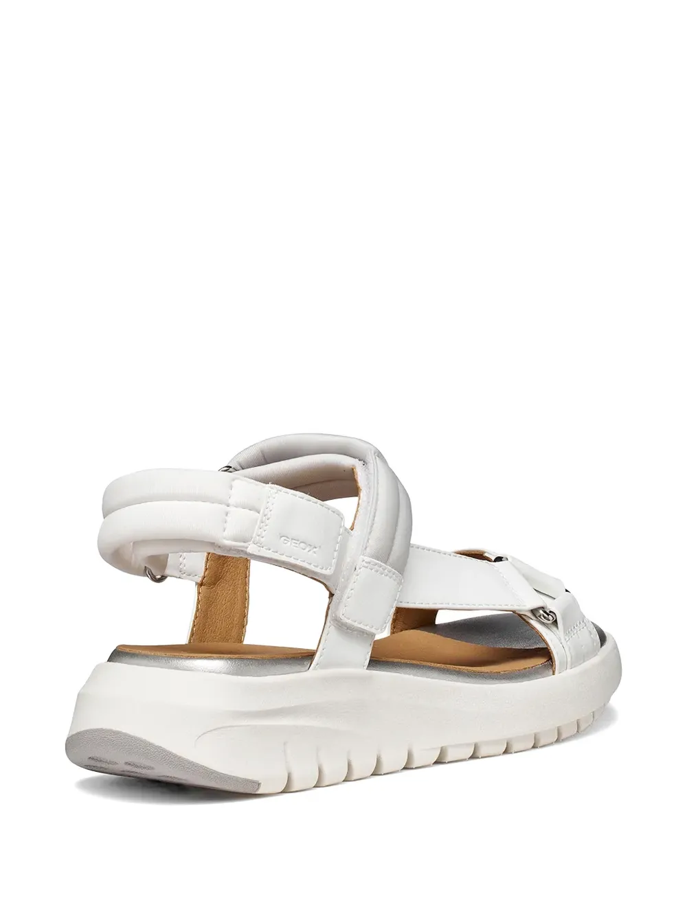 Geox touch-strap platform sandals Wit