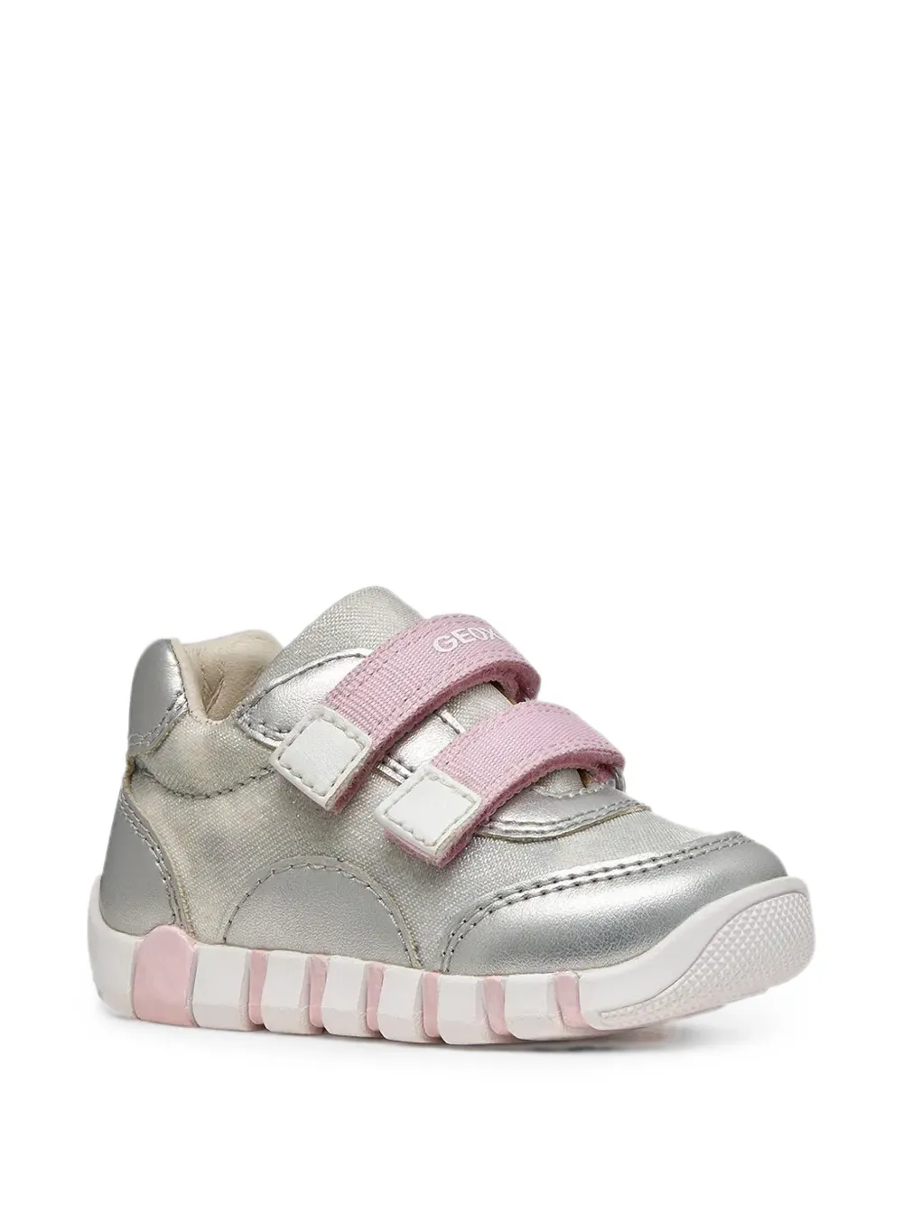 Geox Kids Iupidoo touch-strap sneakers Zilver