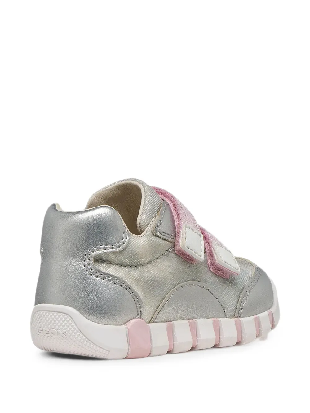 Geox Kids Iupidoo touch-strap sneakers Zilver