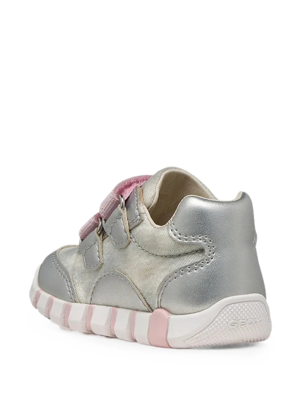 Geox Kids Iupidoo touch-strap sneakers Zilver