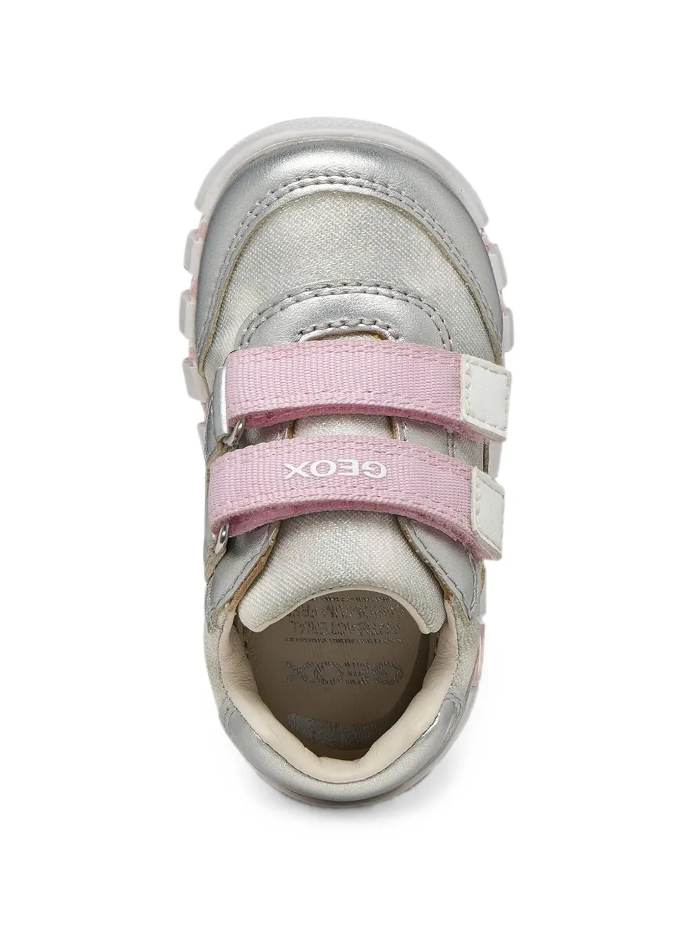 Geox Kids Iupidoo touch-strap sneakers Zilver