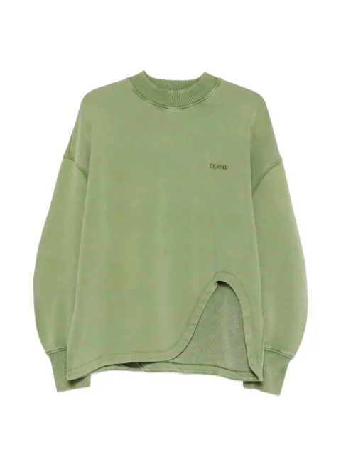 The Attico logo-embroidery sweatshirt