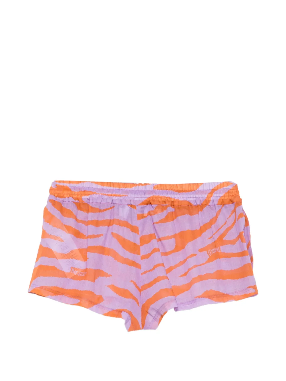 The Attico Shorts met trekkoord Paars