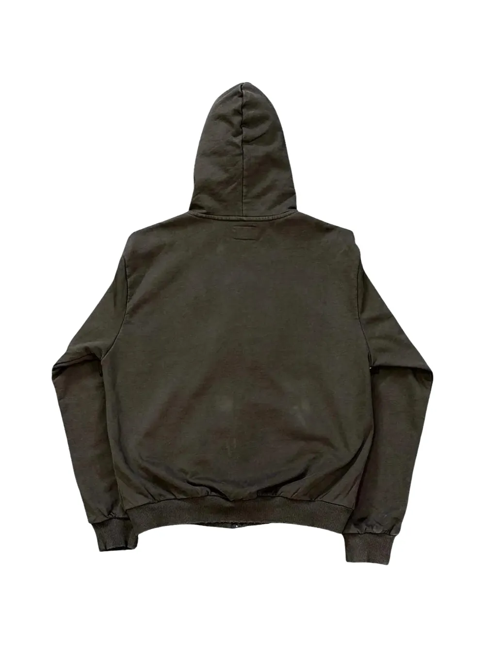 Bottega Desires Hoodie met logoprint en rits Groen