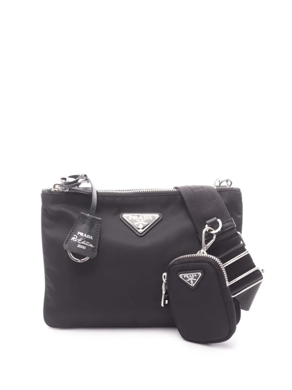 Prada Pre-Owned 2019-2026 Re-Edition 2000 crossbody bag - Nero