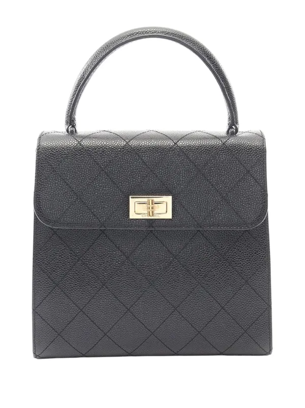 CHANEL Pre-Owned 1997-1999 リイシュー 2.55 キルティング キャビア 