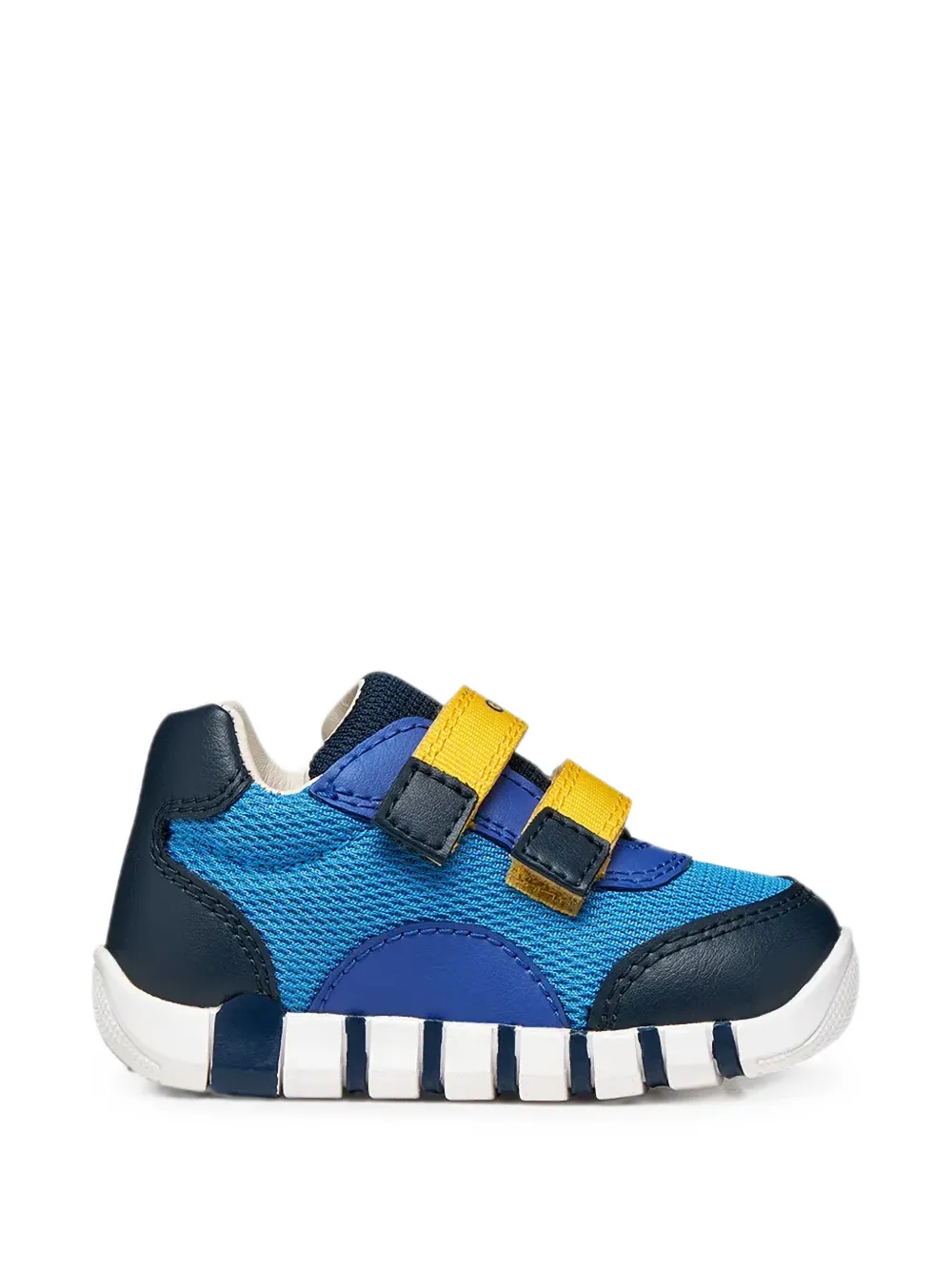 Geox Kids Iupidoo mesh touch-strap sneakers Blauw