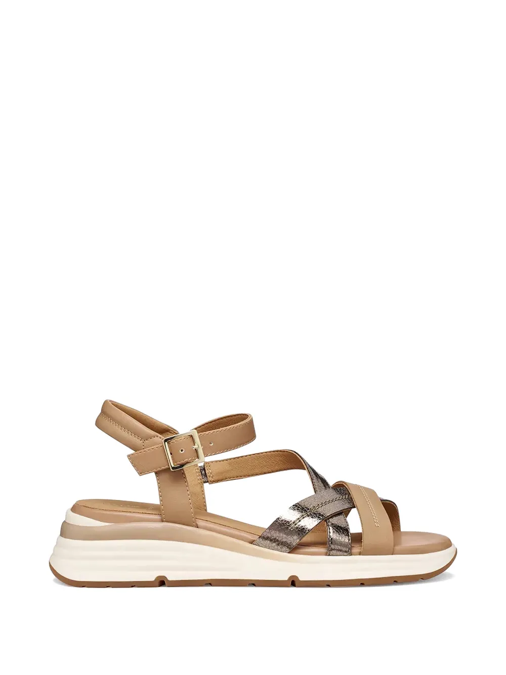 Geox elowynne crossover-strap sandals - Braun