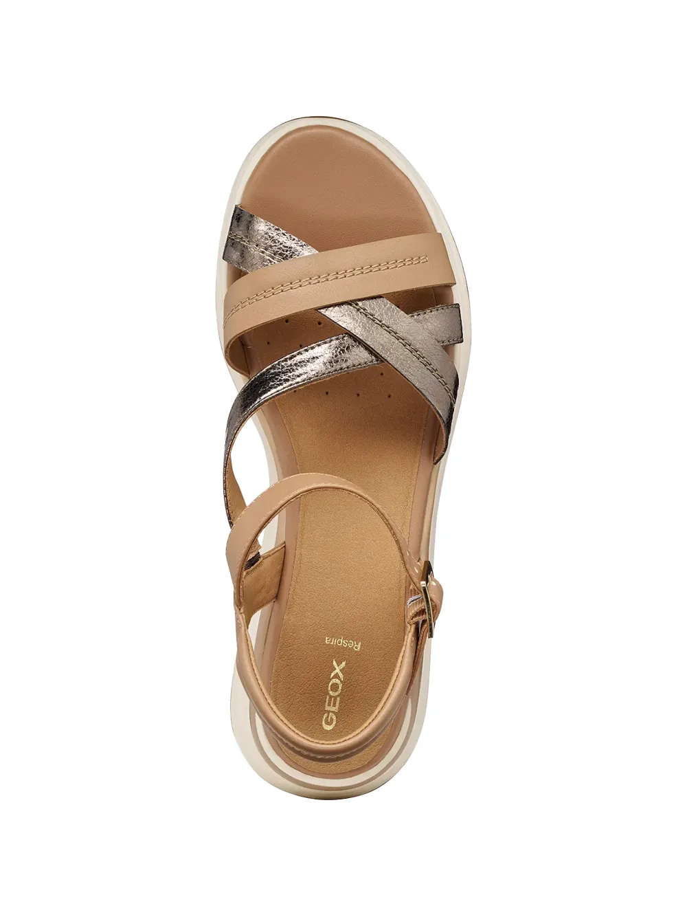 Geox elowynne crossover-strap sandals Bruin