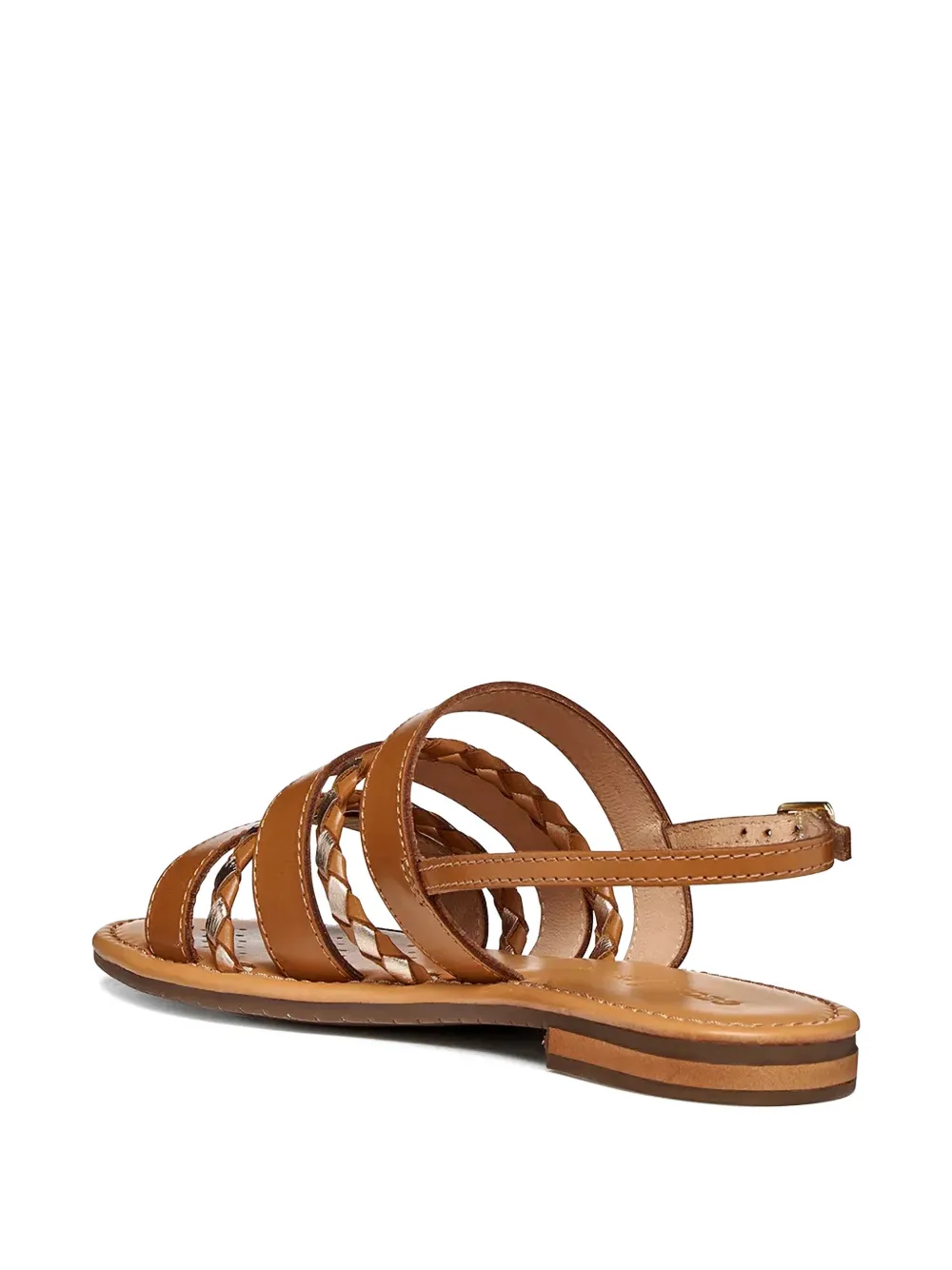 Geox Sozy S braided multi-strap sandals Beige