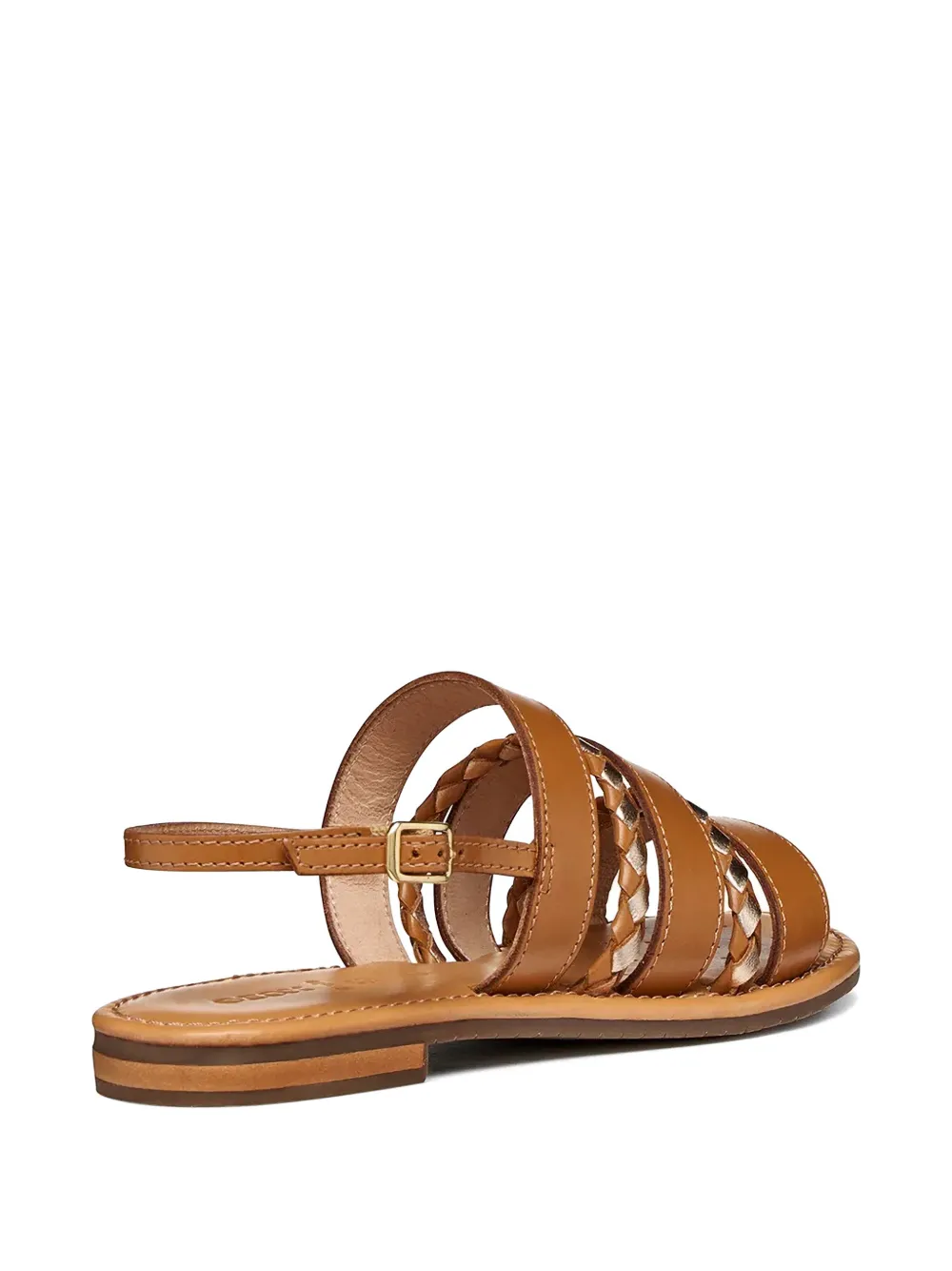 Geox Sozy S braided multi-strap sandals Beige