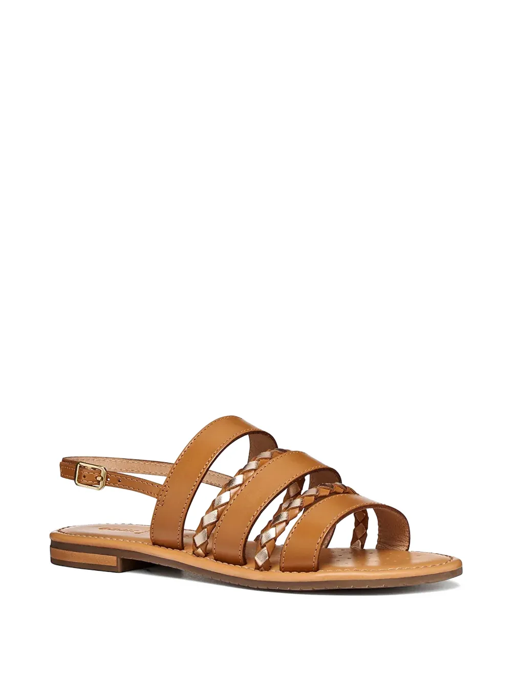 Geox Sozy S braided multi-strap sandals Beige