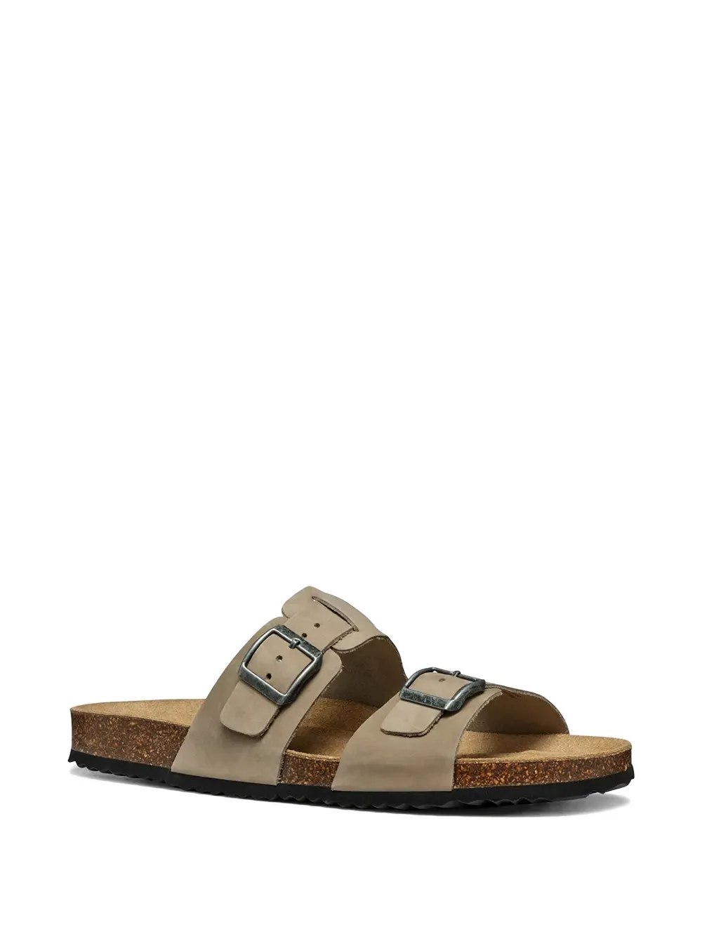 Geox Ghita buckle-fastening double-strap sandals Bruin
