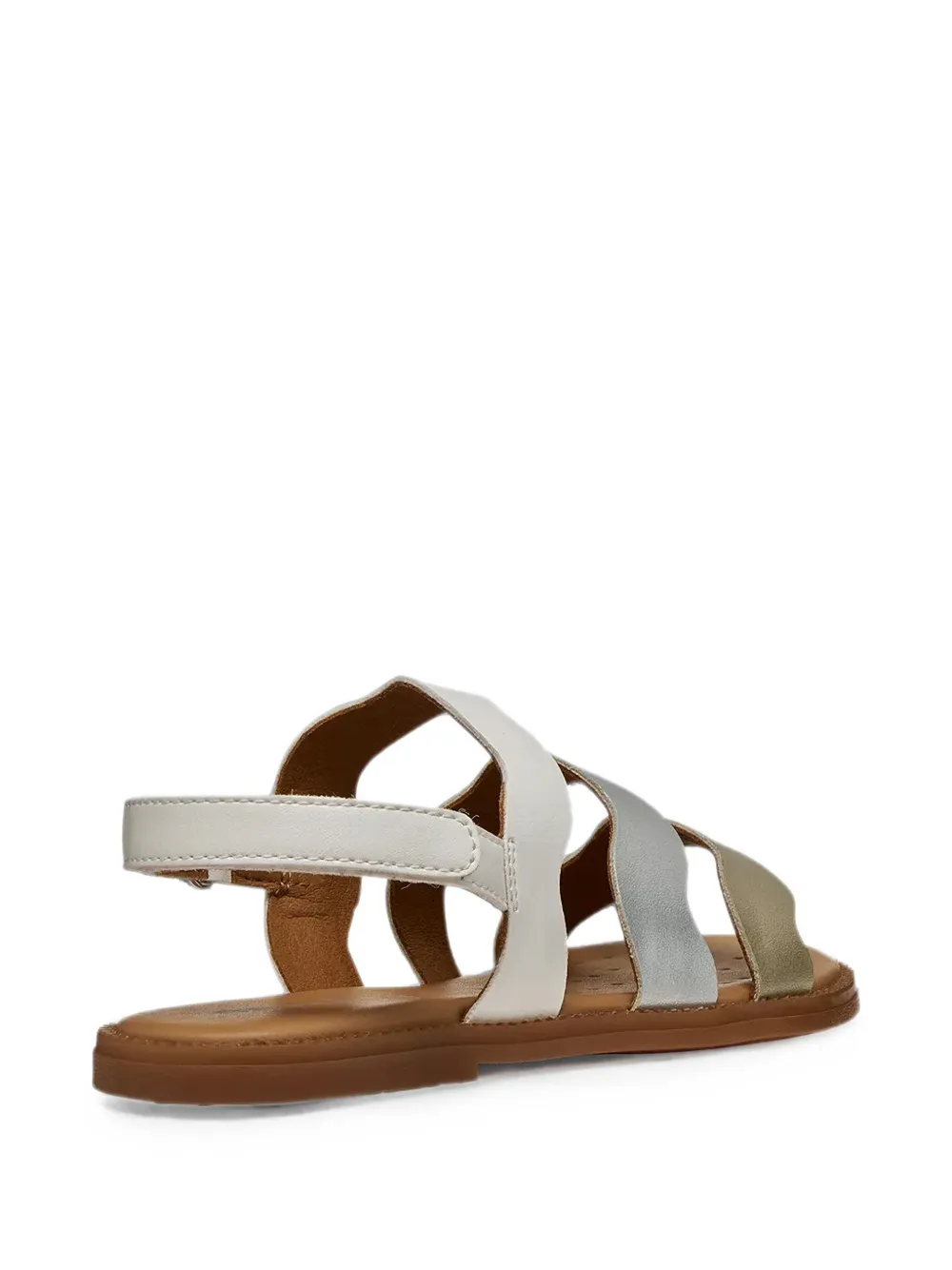 Geox Kids Karly wavy-strap touch-strap sandals Wit