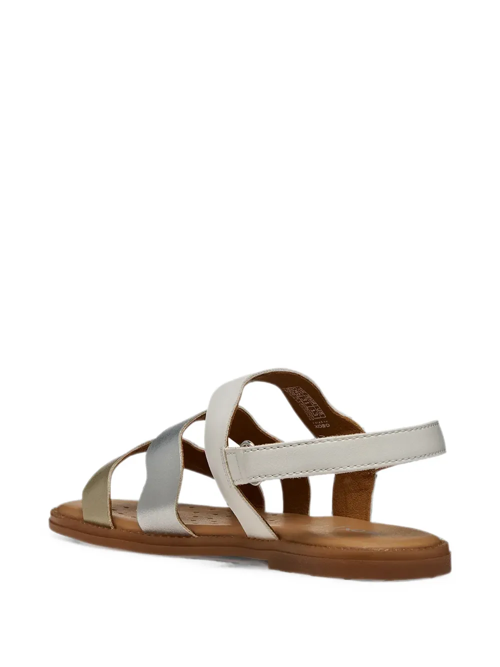 Geox Kids Karly wavy-strap touch-strap sandals Wit