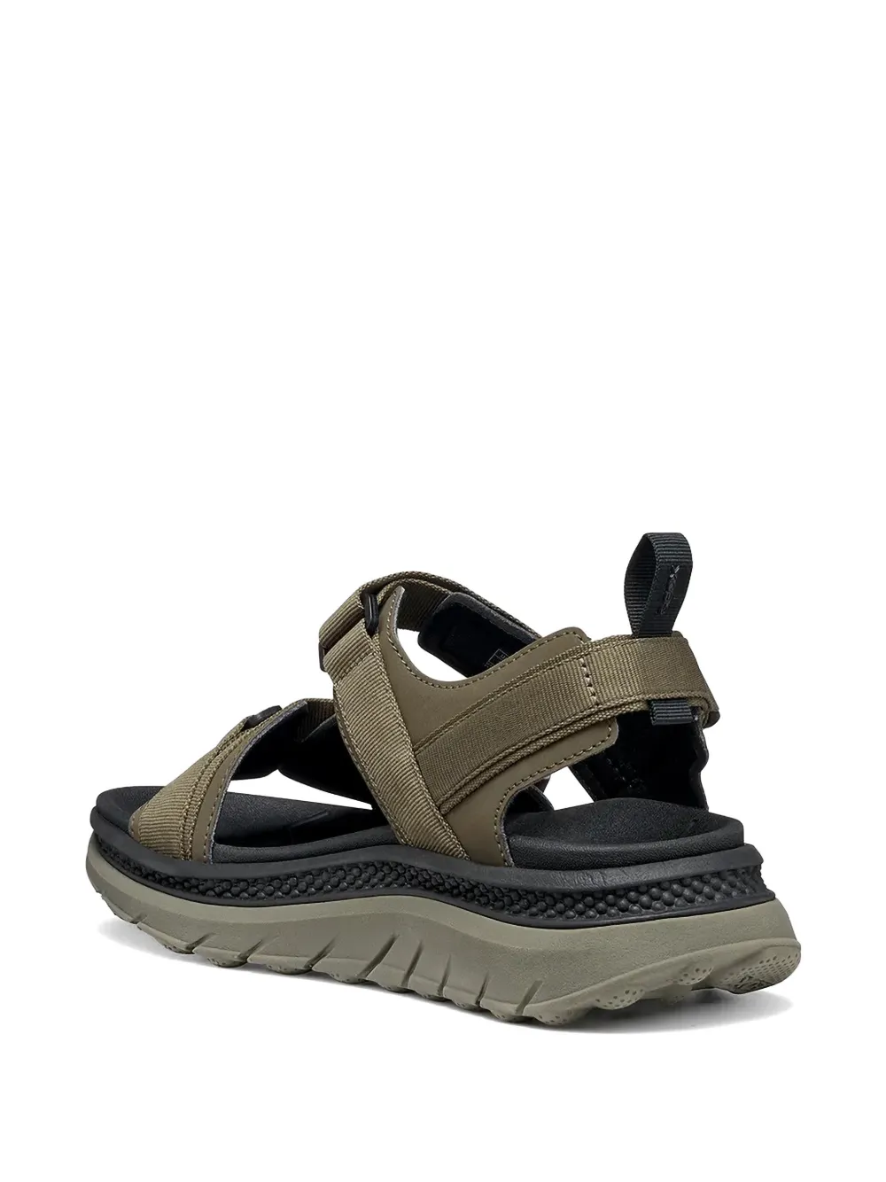 Geox Sandalen met klittenband en gespsluiting Groen