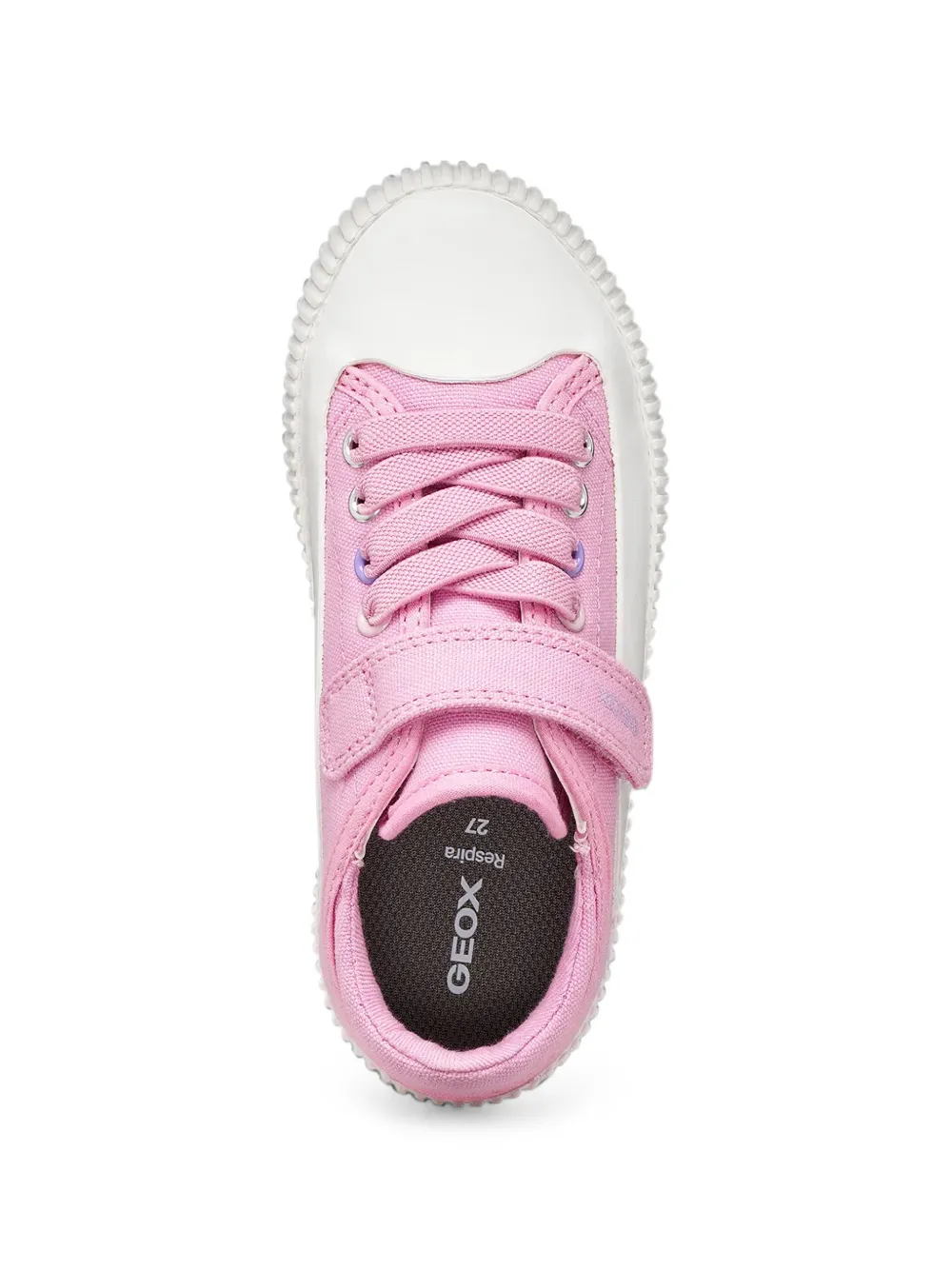 Geox Kids Tippeste touch-strap sneakers Roze