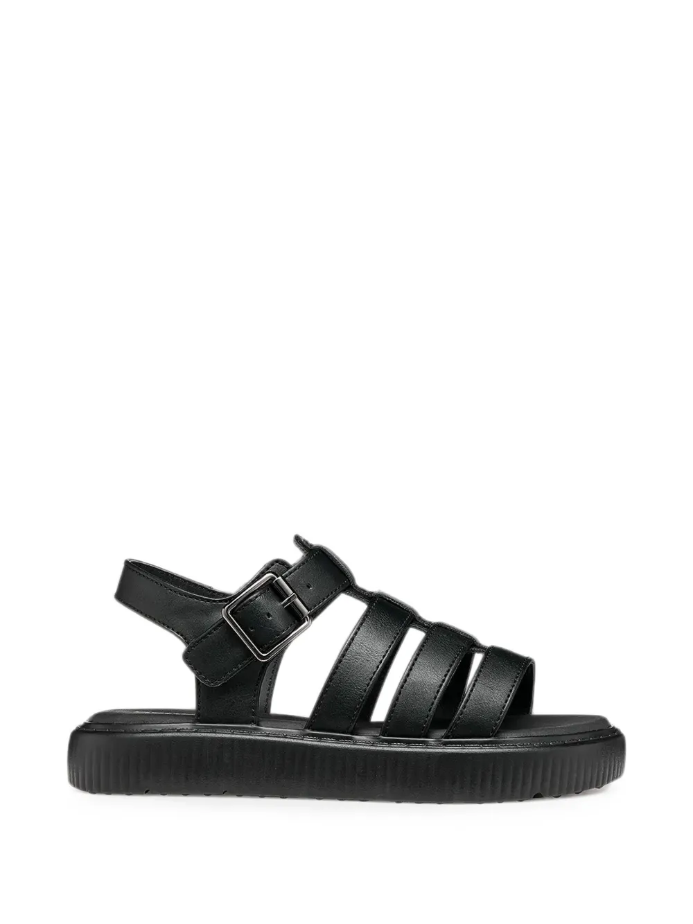 Geox Kids Kodette buckle-fastening caged sandals Zwart