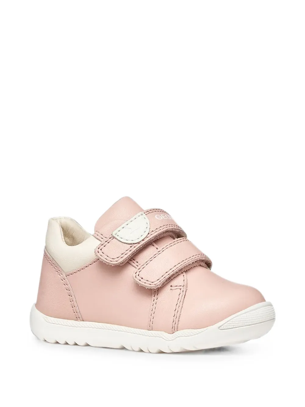 Geox Kids macchia touch-strap sneakers Roze