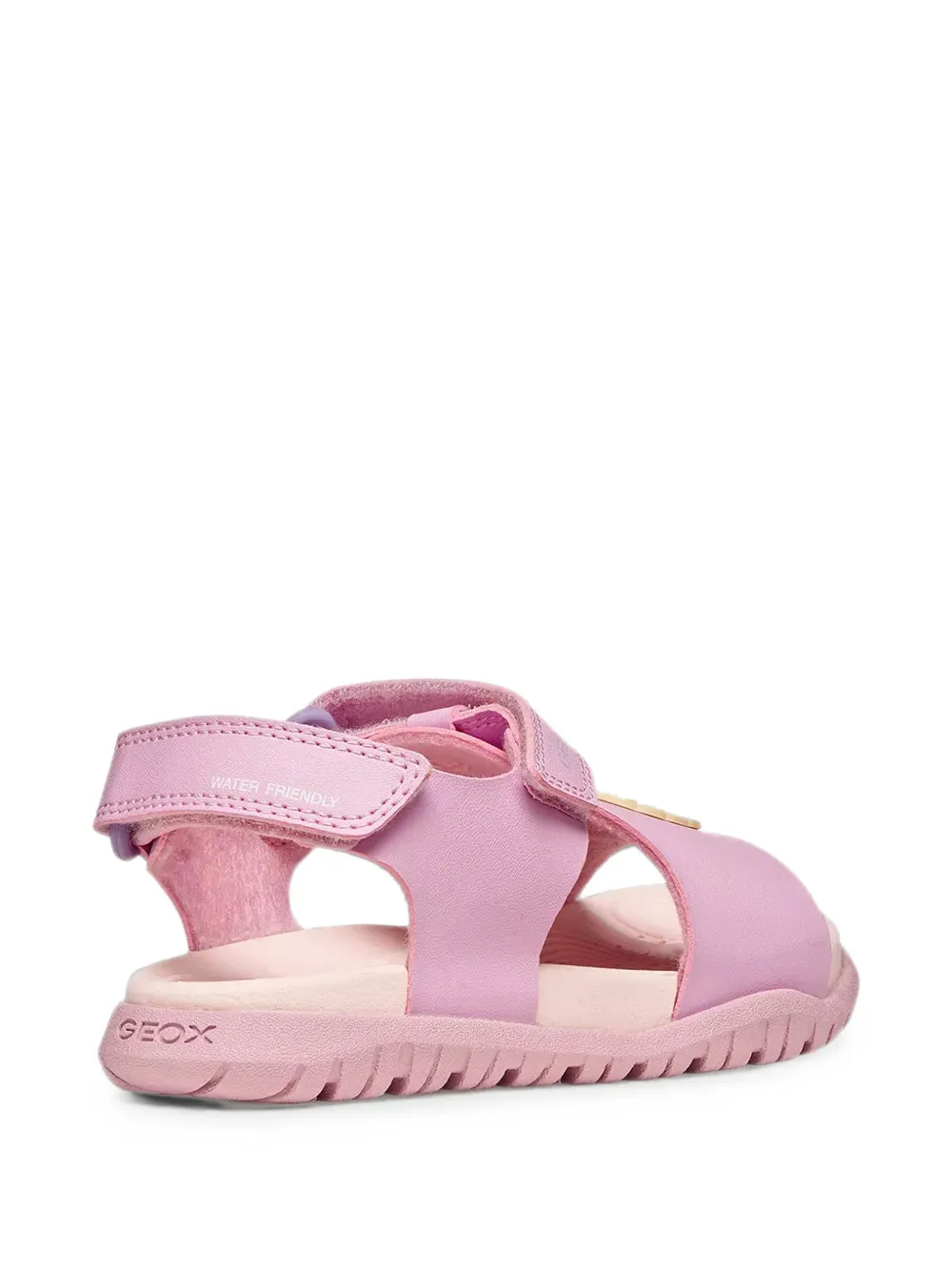 Geox Kids Fusbetto touch-strap donut-patch sandals Roze