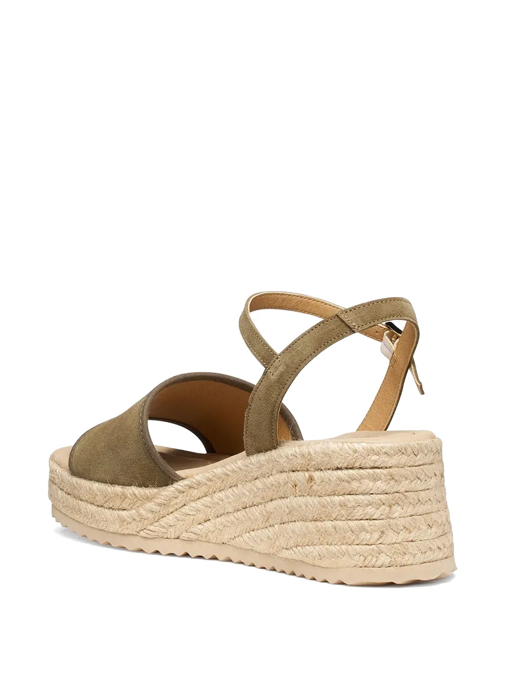 Geox buckle-fastening platform espadrilles Groen