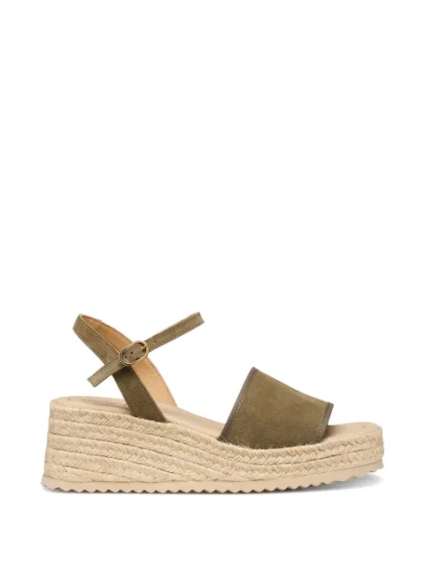 Geox buckle-fastening platform espadrilles