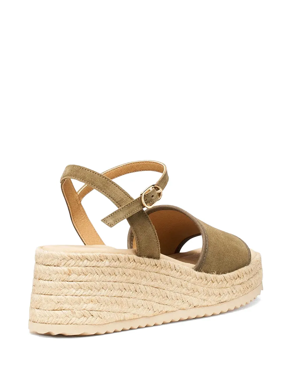 Geox buckle-fastening platform espadrilles Groen